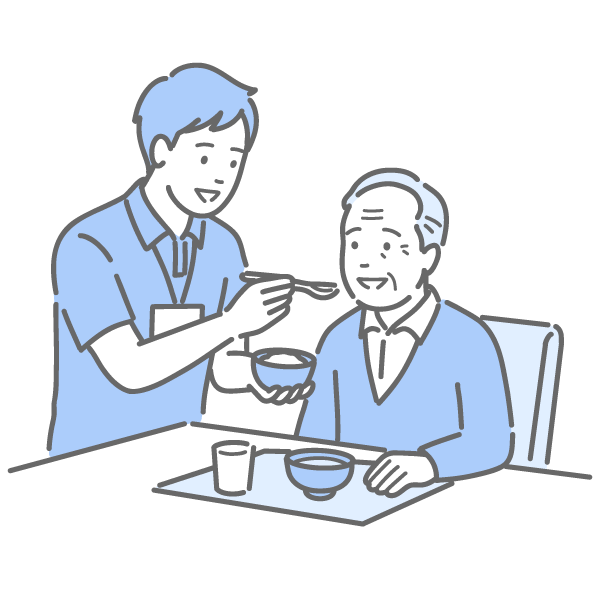 食事・トイレ・入浴<br />などの介助・指導